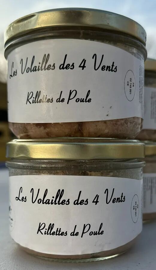 Rillette de Poule Nature 